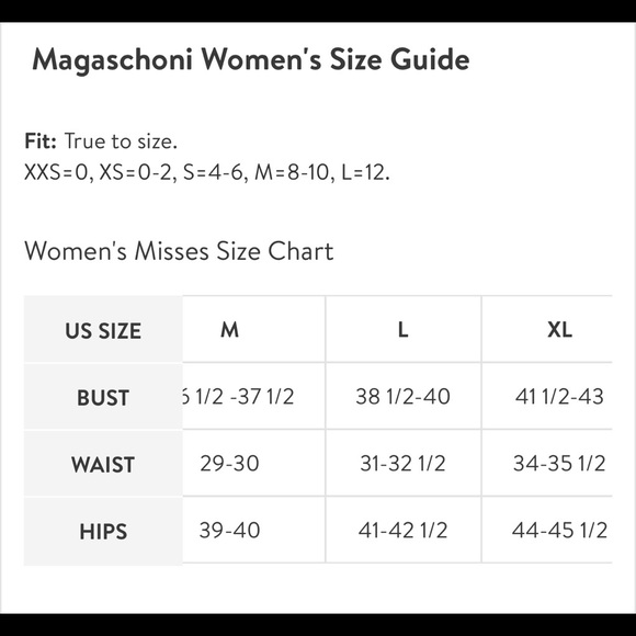 NWT Magaschoni gauze shorts size M & L - Picture 11 of 11